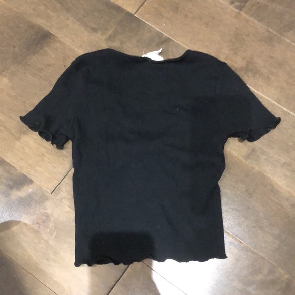 Black crop top. Streetwear society - Picture 3 of 4